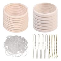 SOHO Omnia Hårelastikker og Hårnåler, 600 stk - Blond