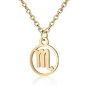 Zodiac Necklace: Scorpio - Zodiac, Gold