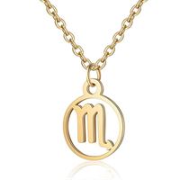 Zodiac Necklace: Scorpio - Zodiac, Gold