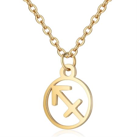 Zodiac Necklace: Scorpio - Zodiac, Gold