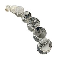 SOHO Abrina Banana Hårspenne - Grey marble