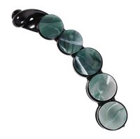 SOHO Magel Banana Hårspenne - Green Marble
