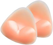 BH push-up innlegg i silikon, trekantede, 90 gram