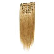 Clip on hair #27 65 cm Gyllenblond