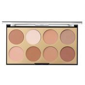 Miss Rose 3D Contour Palette, 8 farger