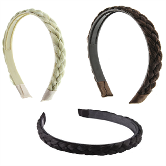 Faux Hårbøyle twisted hair. fl farger 