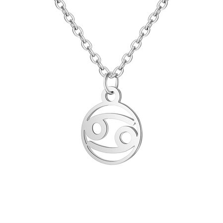 Zodiac halskjede: 69 - Zodiac, Silver 