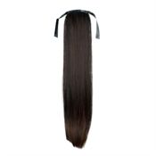 Pony tail Fiber extensions Straight  Mørkebrun 2# 