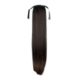 Pony tail Fiber extensions Straight  Mørkebrun 2# 