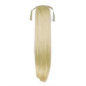 Pony tail Fiber extensions Straight Lys Blond 60# 