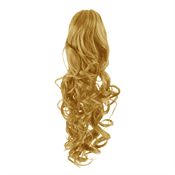 Pony Tail Fiber Extensions Curly Gyllenblond 27#