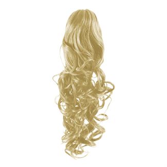 Pony Tail Fiber Extensions Curly Blond 613# 