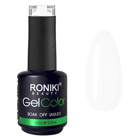 RONIKI Gel Neglelakk White (01)