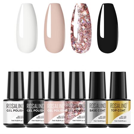  ROSALIND Basic Gel Neglelakker (SET A)