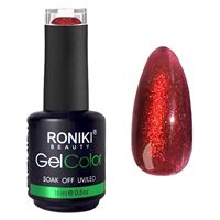 RONIKI Fantasy Sprite Cat Eye Gel Neglelakk Scarlet Red (12)
