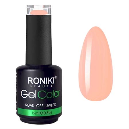 RONIKI Rubber Base Neglelakk Nude Coral (002)