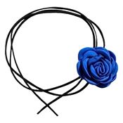 SOHO Rose Choker Halskjede - Blå