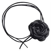 SOHO Rose Choker Halskjede - Svart