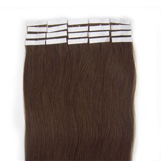 50 cm tape-on extensions Brun 4# 