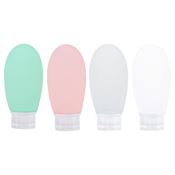 UNIQ Kompakt Reiseflaskesett, 100 ml, 4-pakning, klembare