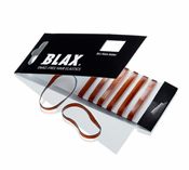 BLAX hårstrikker 4mm Amber / Brun