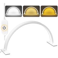 UNIQ Half Moon Arch Bordlampe for manikyr / øyenvippeforlengelser - Hvit