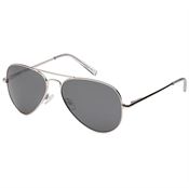 Lux® Aviator Classic Pilot Solbriller med sølvramme