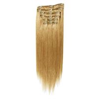 Clip On Hair Extensions 40 cm #27 Gyllenblond