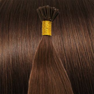 50 cm Microring Extensions Rødbrun 30#