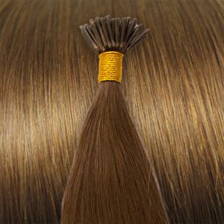 60 cm Microring Extensions Lysebrun 6#