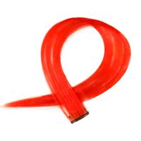 Rød, 50 cm - Crazy Color Clip-On