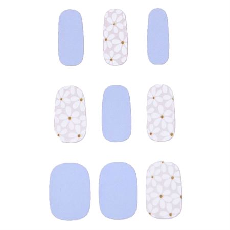 Semi Cured Gel Nail Stickers / Selvklebende neglelakk - Winter Flower (JK-006)