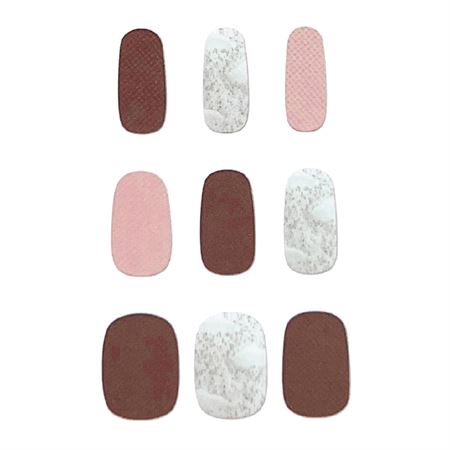 Semi Cured Gel Nail Stickers / Selvklebende neglelakk - Dreamy Rose (JK-251)