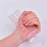 Semi Cured Gel Nail Stickers / Selvklebende neglelakk - Cherry (JK-041)