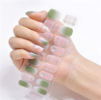 Semi Cured Gel Nail Stickers / Selvklebende neglelakk - Picnic (JK-257)