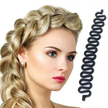 Hair Braider 15 cm - Herringbon -Til franske fletter