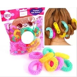 Fashion Spiral Hair rollers / Curlers 8 stk