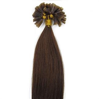 60 cm Nail Hair Extensions 4# Brun