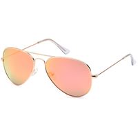 Lux® Aviator Pilot Solbriller - Rosa med gullsett