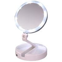Makeup speil med lys
