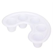 Manikyrskål for behandling av negler - Hvit