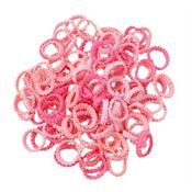 SOHO Pixie hårstrikker, Pink, 50-pakning