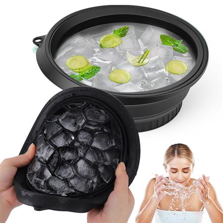 Isbad – Spa Bolle for Ansiktet – Sammenleggbar & Praktisk