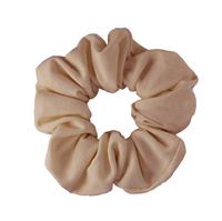 Scrunchie Cotton Hårstrikk-  Beige