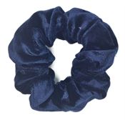 Scrunchie Cotton Hårstrikk - Mørk blå