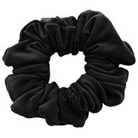 Scrunchie Cotton Hårstrikk - Svart