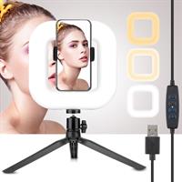 Selfie Ring Light for iPhone / Android | LED-belysning for smarttelefoner - D21