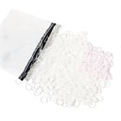 SOHO Adin Snag Free hårstrikker, 1000-pakning, Transparent