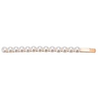 SOHO Mila hårnål med hvite perler, gull - No 6279