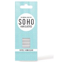 SOHO Snag-Free Hårstrikker, clear  - 10 stk